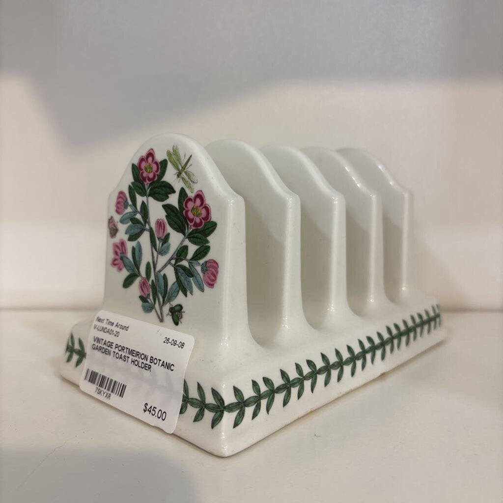 VINTAGE PORTMEIRION BOTANIC GARDEN TOAST HOLDER