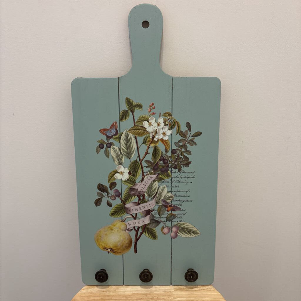 WALL BOARD PEARS WITH HANGERS