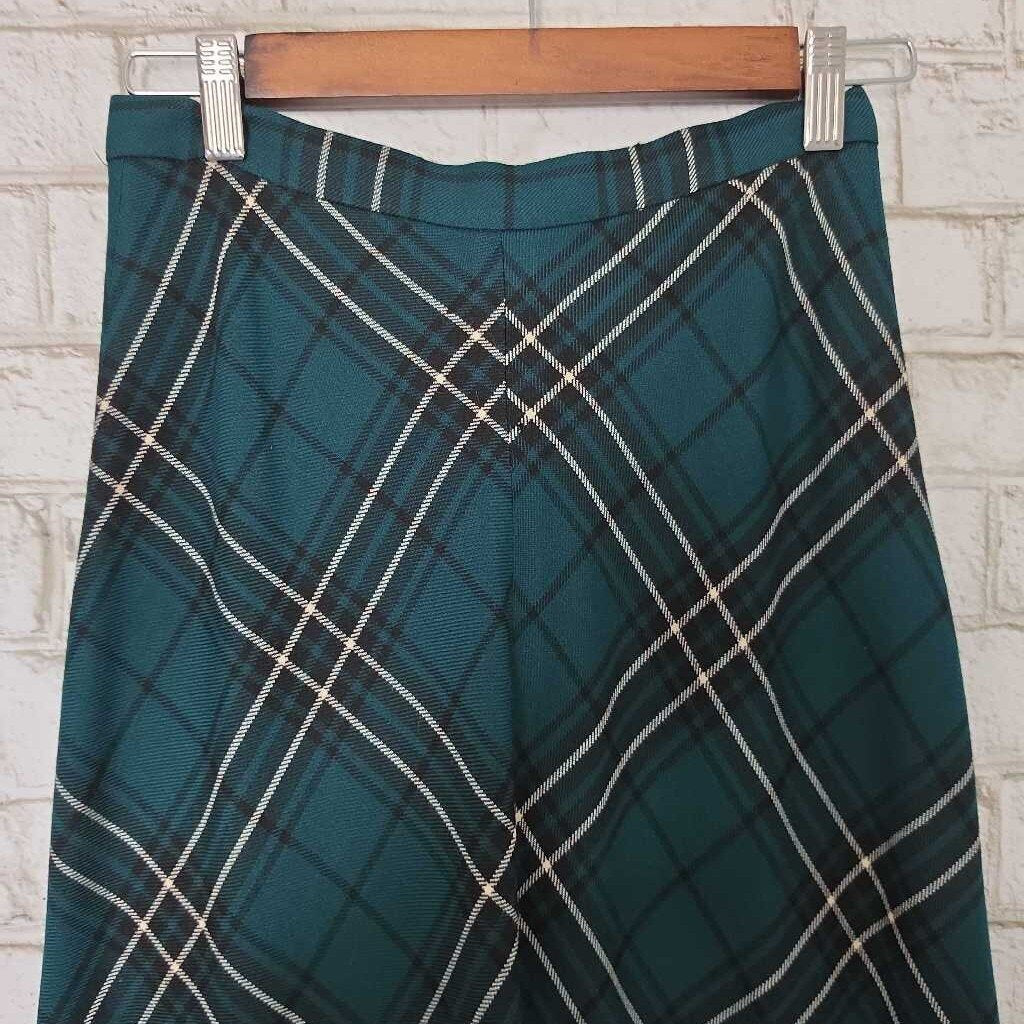 Vintage HOLT RENFREW Wool Plaid (McLean Tartan) Maxi Skirt