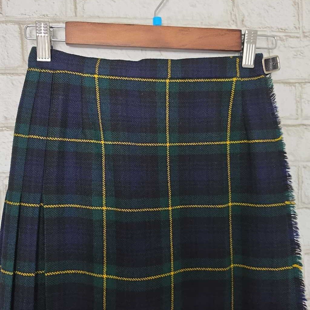 Vintage EATON England GORDON Tartan Wool Kilt