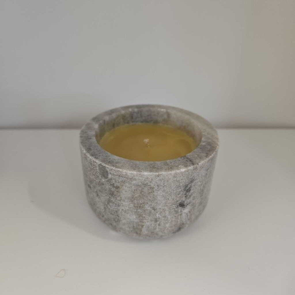 CS CANDLE MARBLE BROWN
