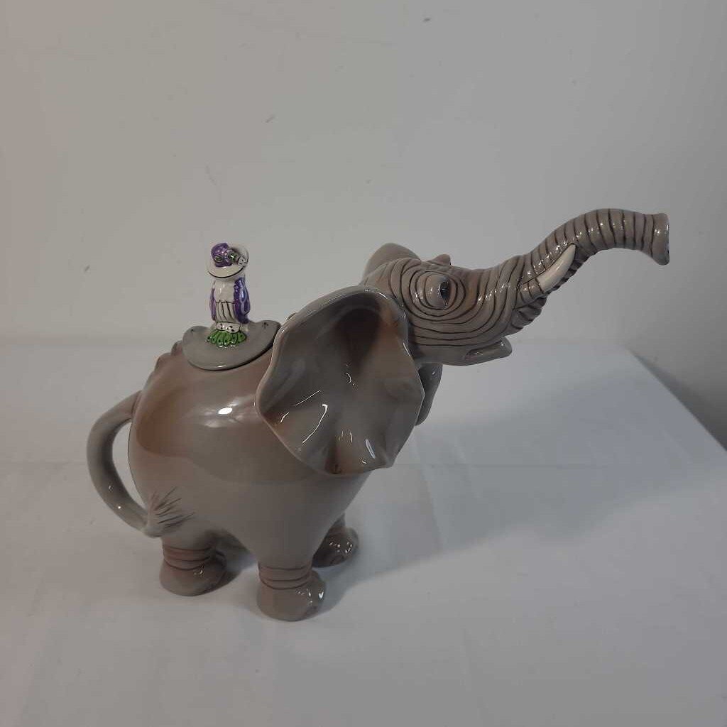 BLUE SKY CLAYWORKS ELEPHANT TEAPOT