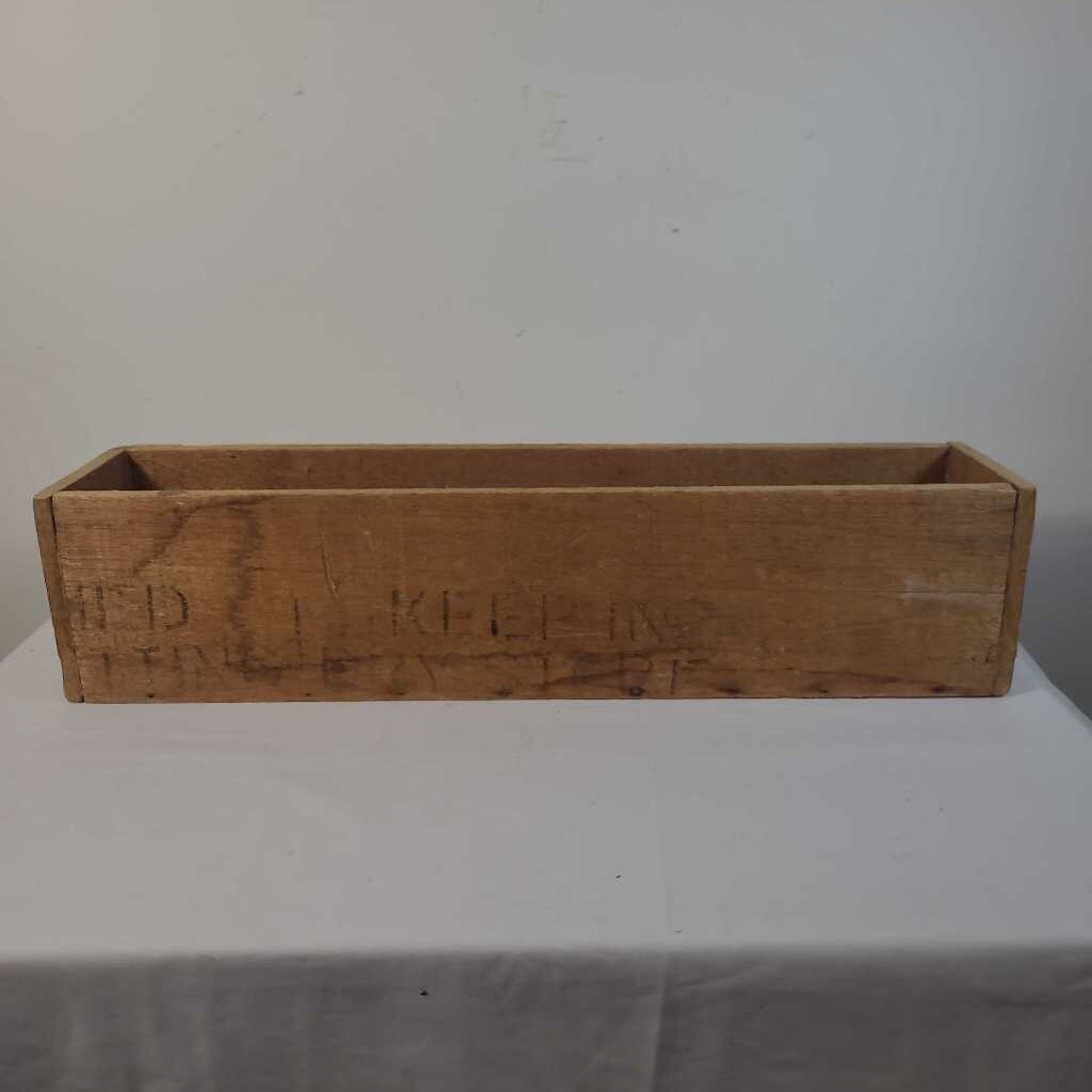 WOODEN PLANTER/CENTERPIECE BOX