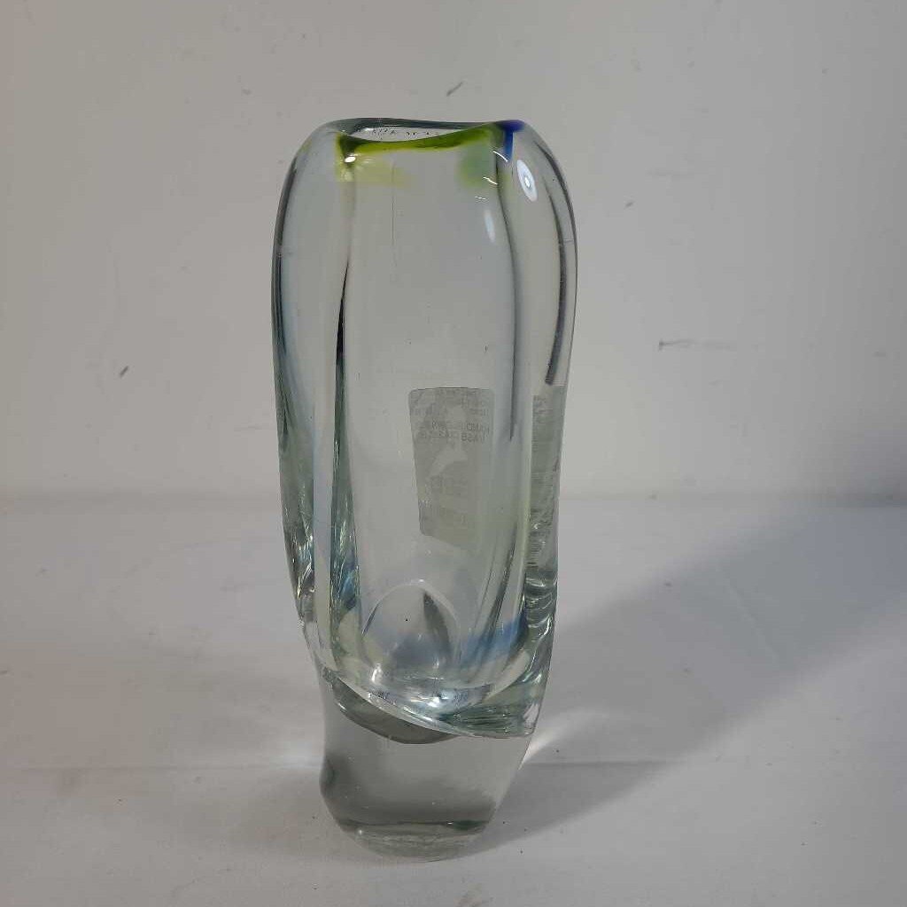 HAND BLOWN BUD VASE