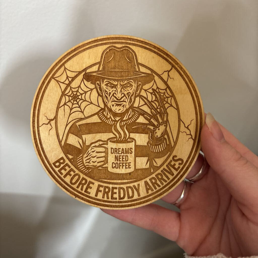 Coasters Halloween movie characters - Before Freddy arrives