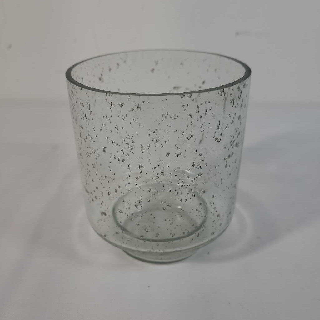 BUBBLE GLASS CANDLE HOLDER
