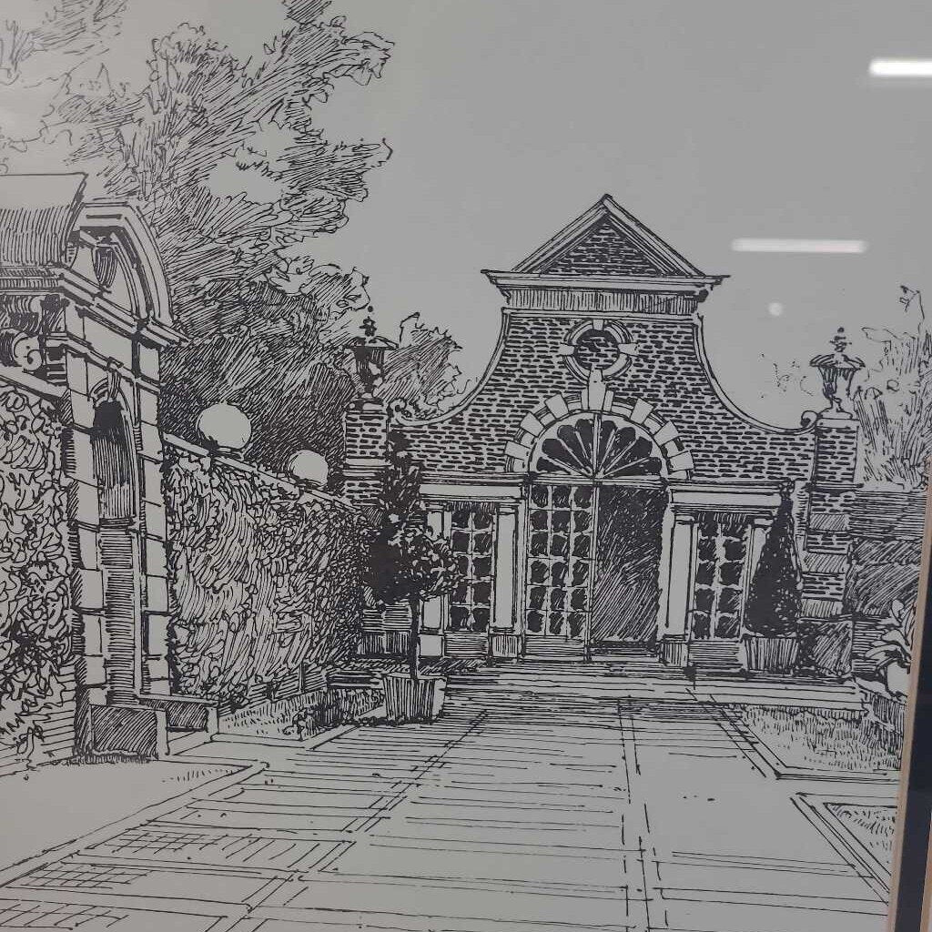 BLACK & WHITE SKETCH WALL ART