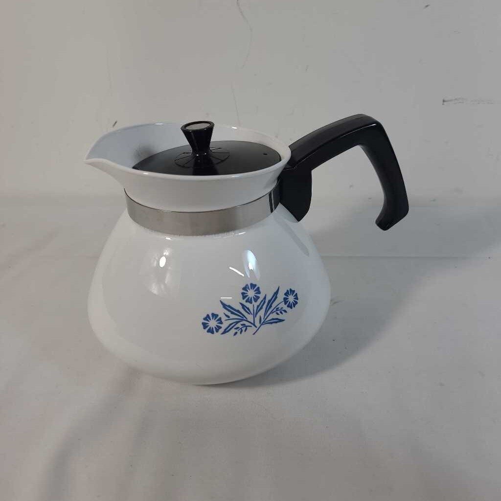 VTG CORNING WARE BLUE CORNFLOWER TEAPOT