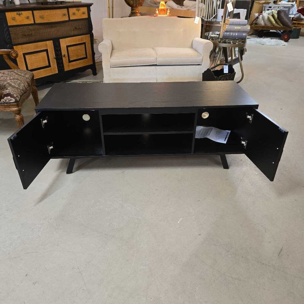 BLACK MEDIA CONSOLE