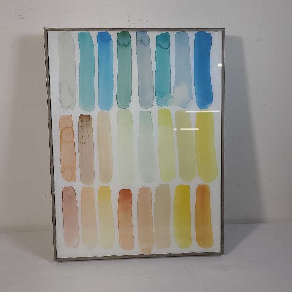 MULTI COLOURED BRUSH STROKES