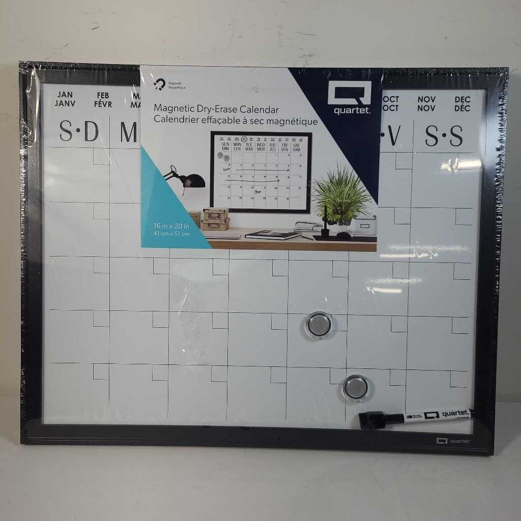 MAGNETIC DRY-ERASE CALANDER