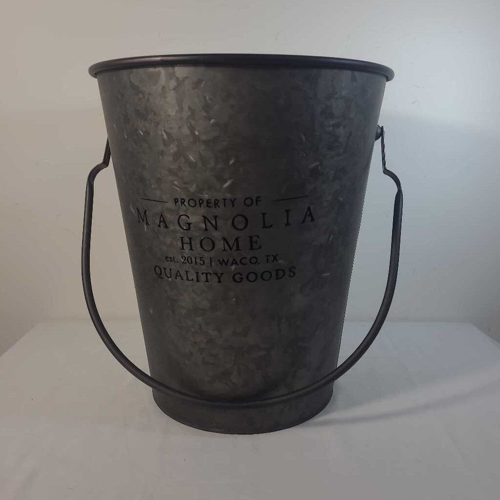 MAGNOLIA HOME TIN BUCKET