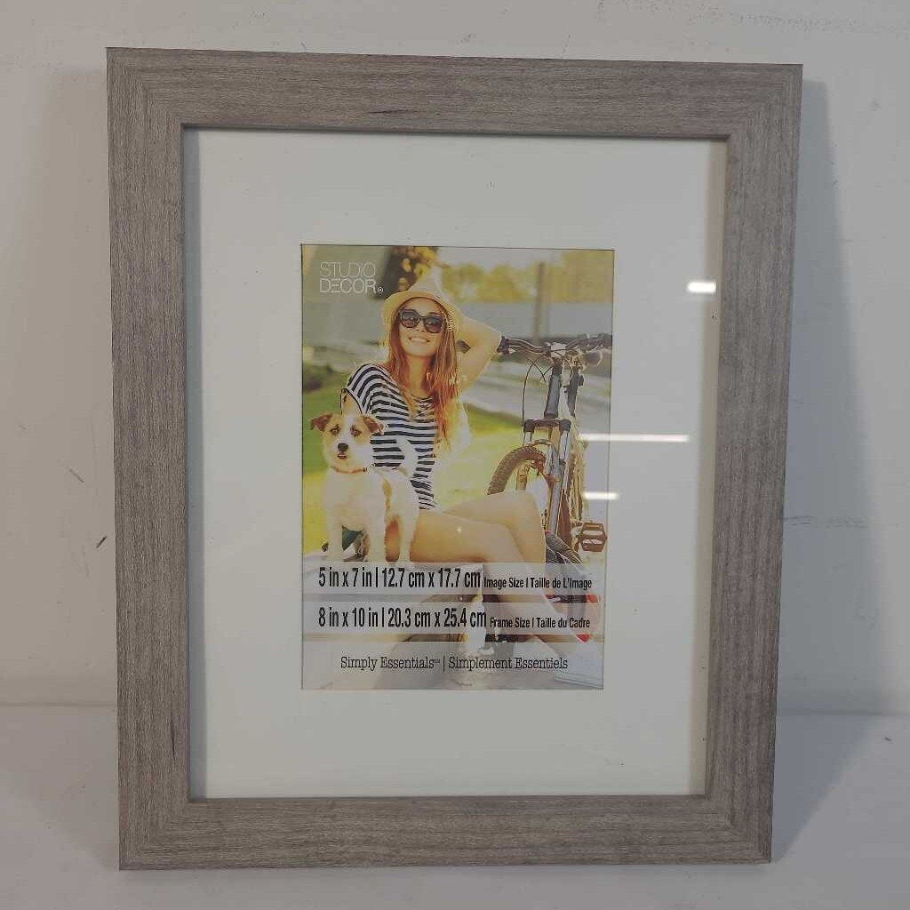 GREY/NATURAL PICTURE FRAME