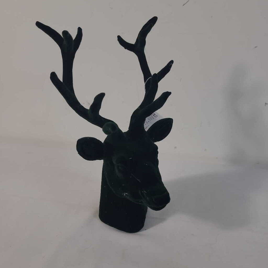 MED STAG HEAD - GREEN