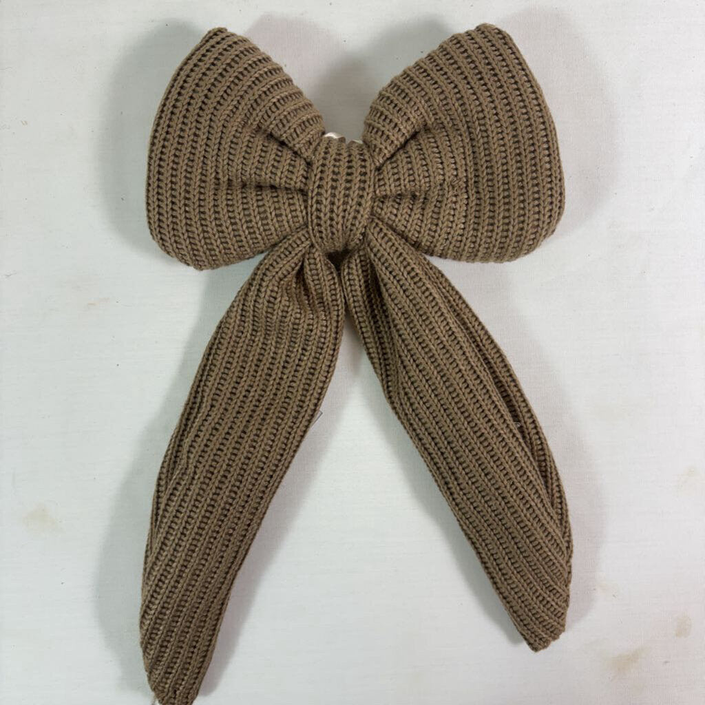 FABRIC BOW - CHOCOLATE