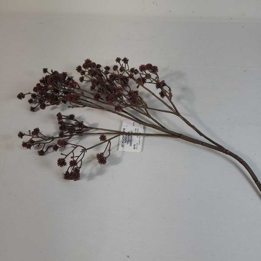URBAN BARN BRAMWELL BRANCH BURGUNDY