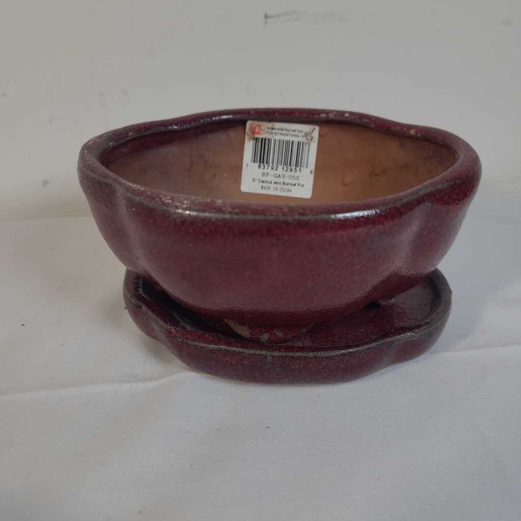 2PC RED TERRACOTTA PLANTER