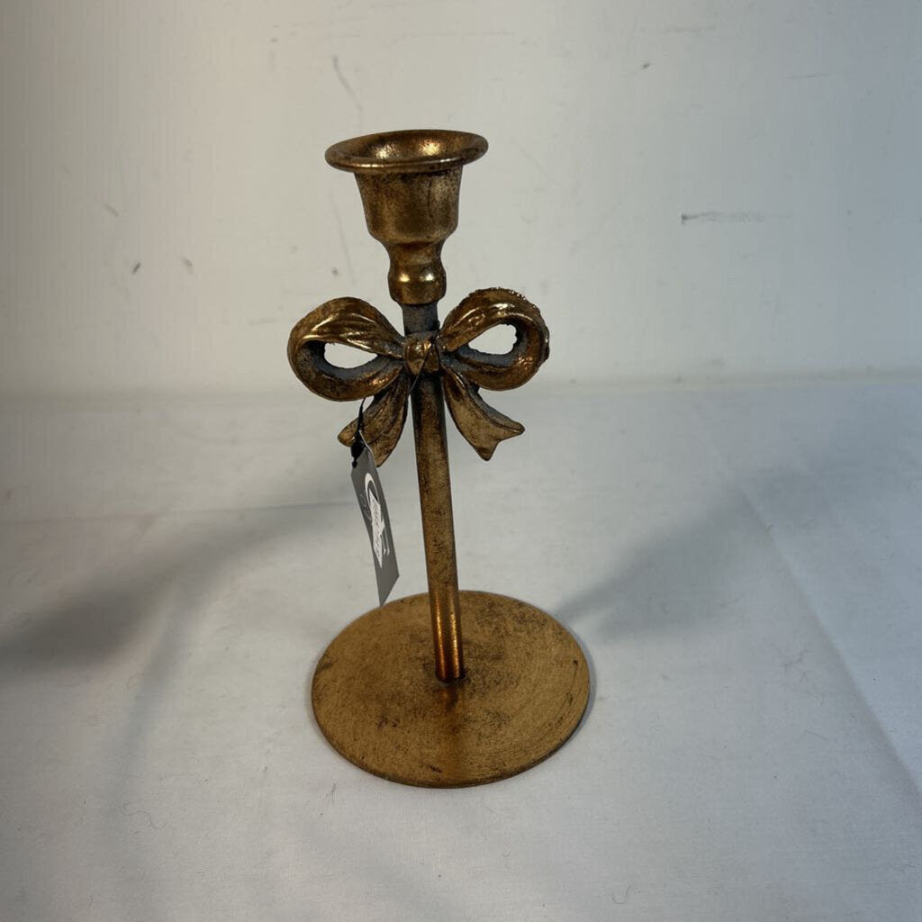 7" BOW CANDLE HOLDER
