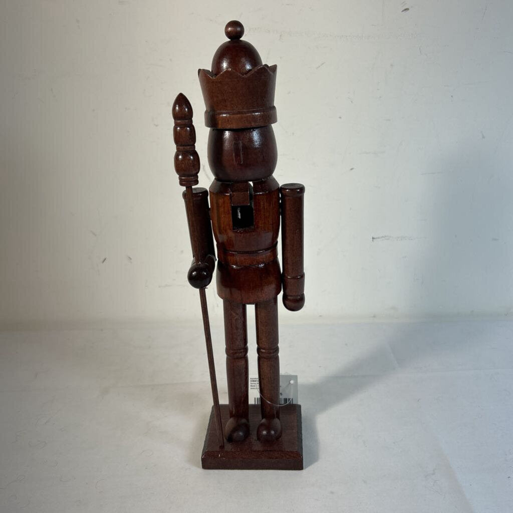 12" NUTCRACKER - KING NATURAL WOOD