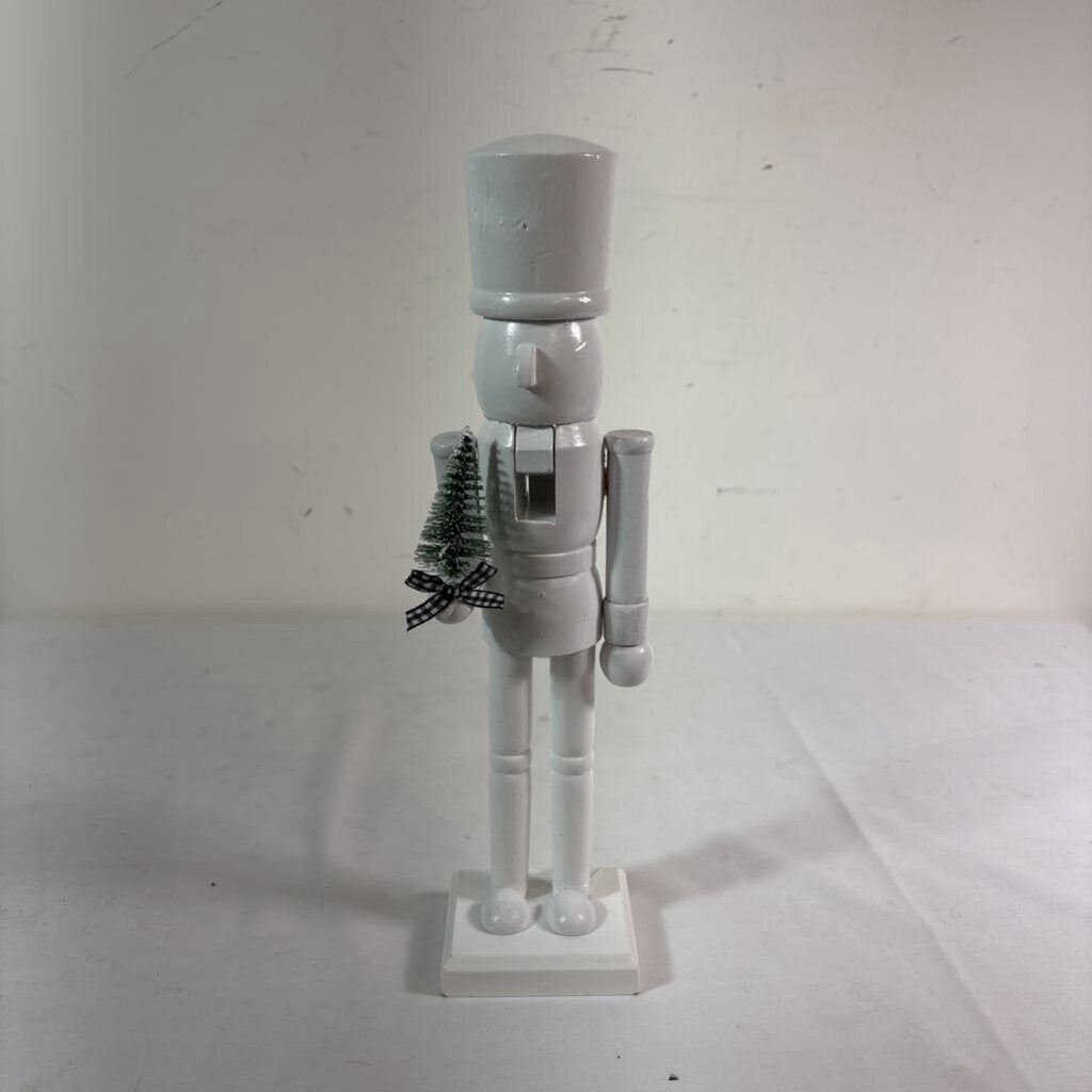 12" NUTCRACKER - WHITE SOLDIER