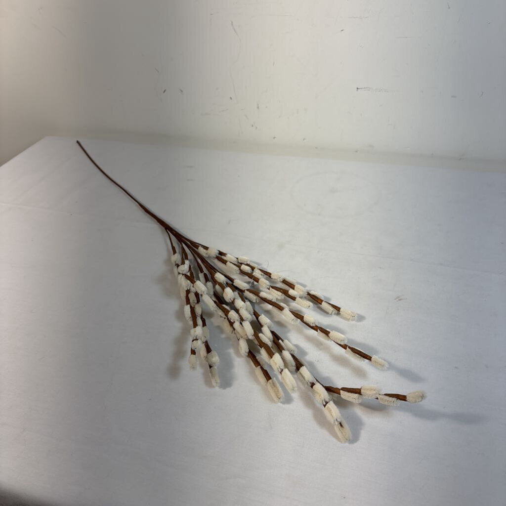 PUSSY WILLOW SPRAY - IVORY