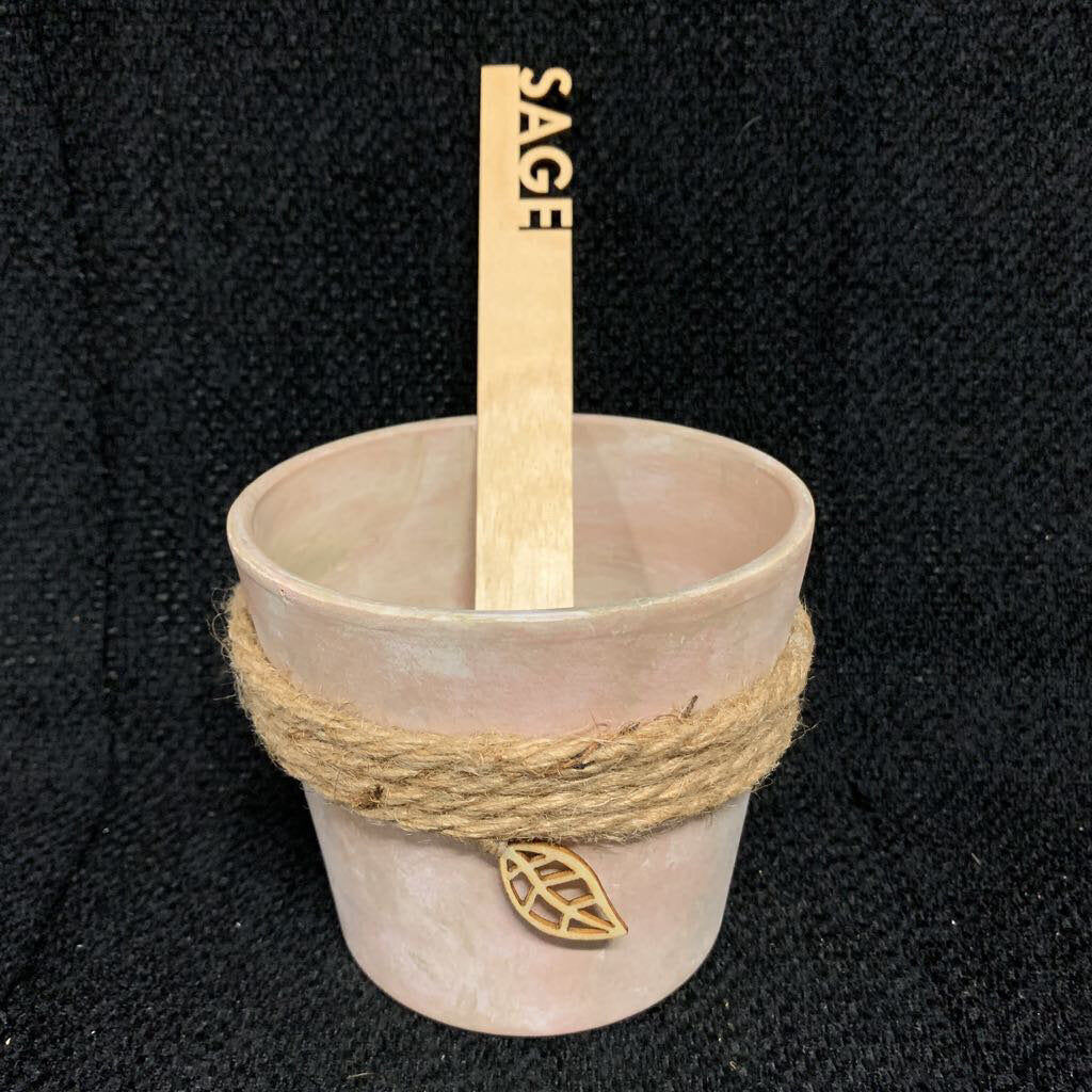 MED VEGGIE GARDEN MARKERS~SAGE