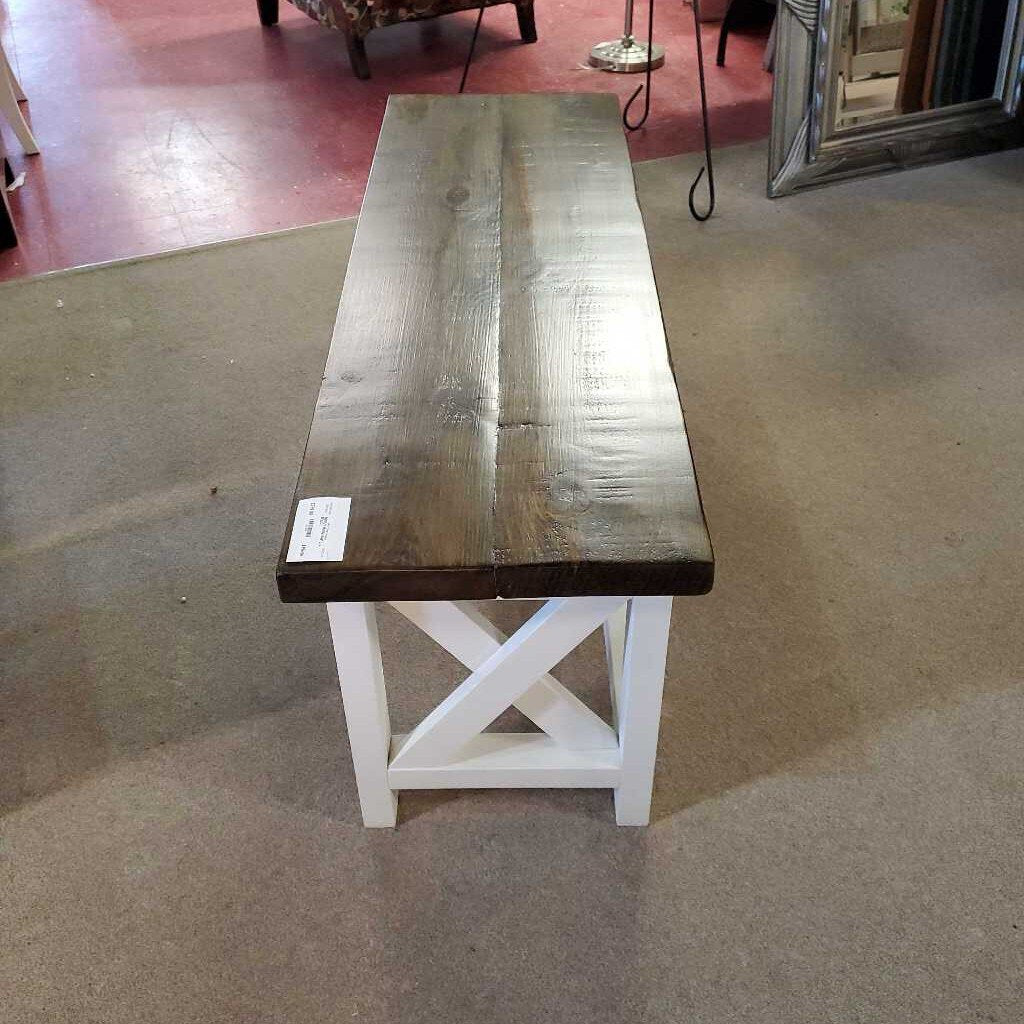 NEWLY MADE WHITE 4' BENCH