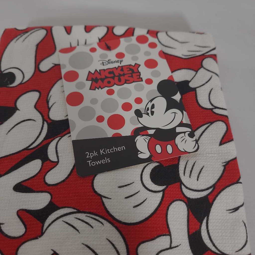 2PK KITCHEN TOWELS - MICKEY