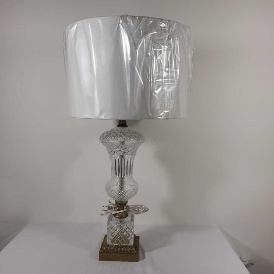 Vintage Paul Hanson Crystal Lamp