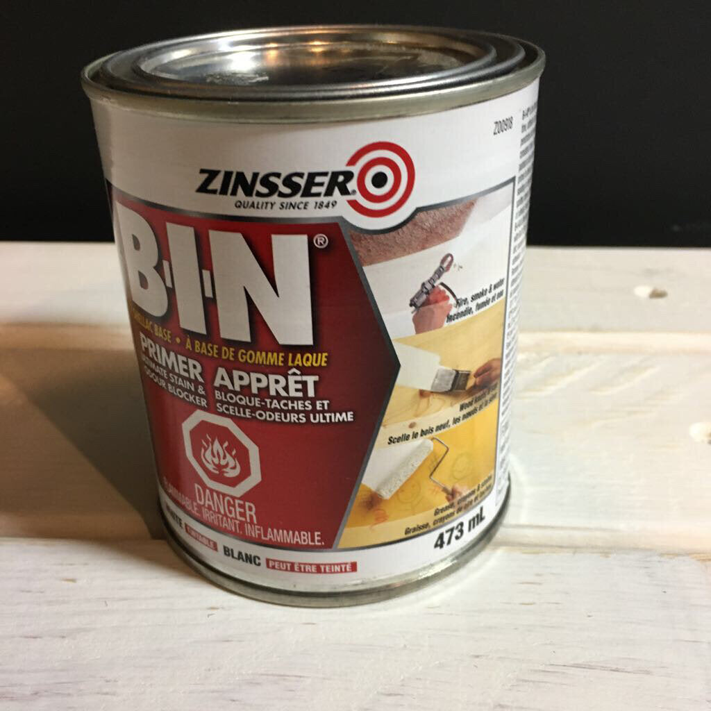 BIN PRIMER- SHELLAC BASE WHITE 473ml