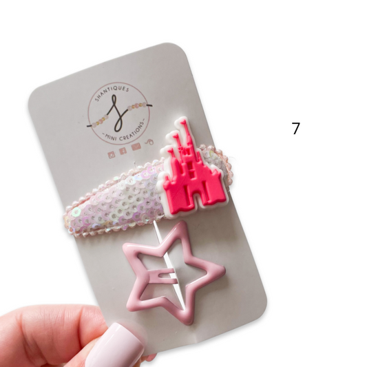 DREAM PINK - SNAP CLIP SET 7