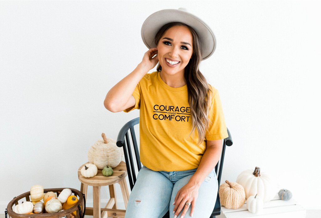 COURAGE OVER COMFORT TSHIRT (2XL)