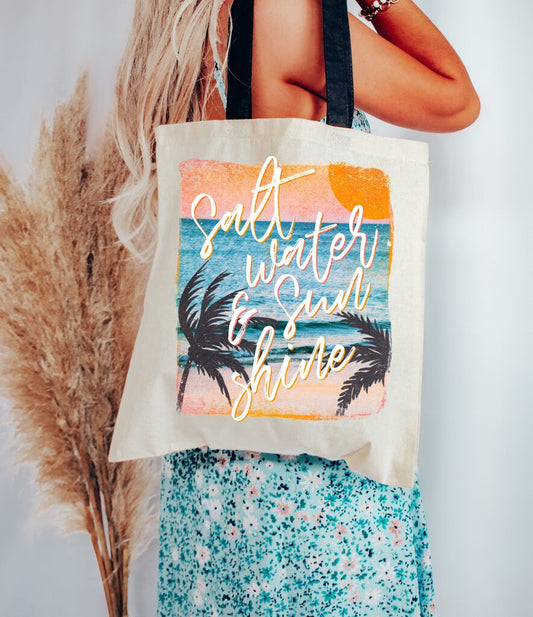 Salt Water and Sunshine Tote Bag