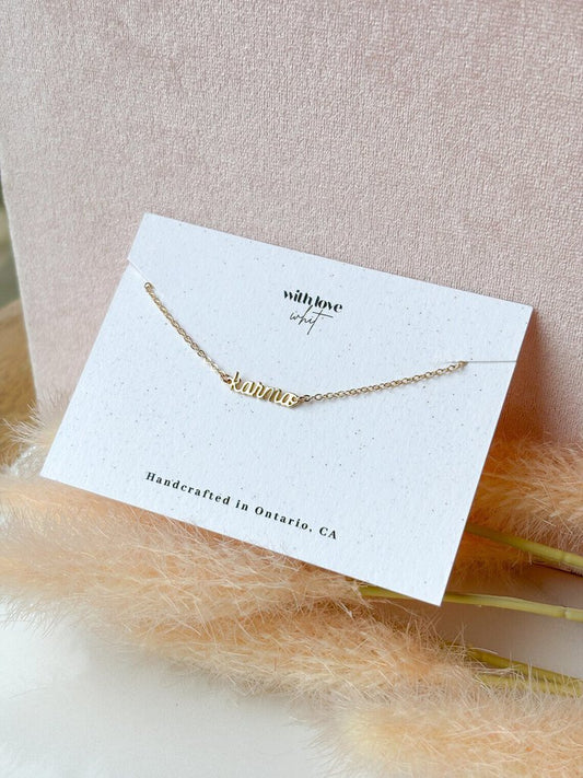 STERLING SILVER KARMA BRACELET