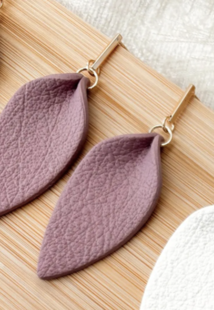 FAUX LEATHER - MAUVE