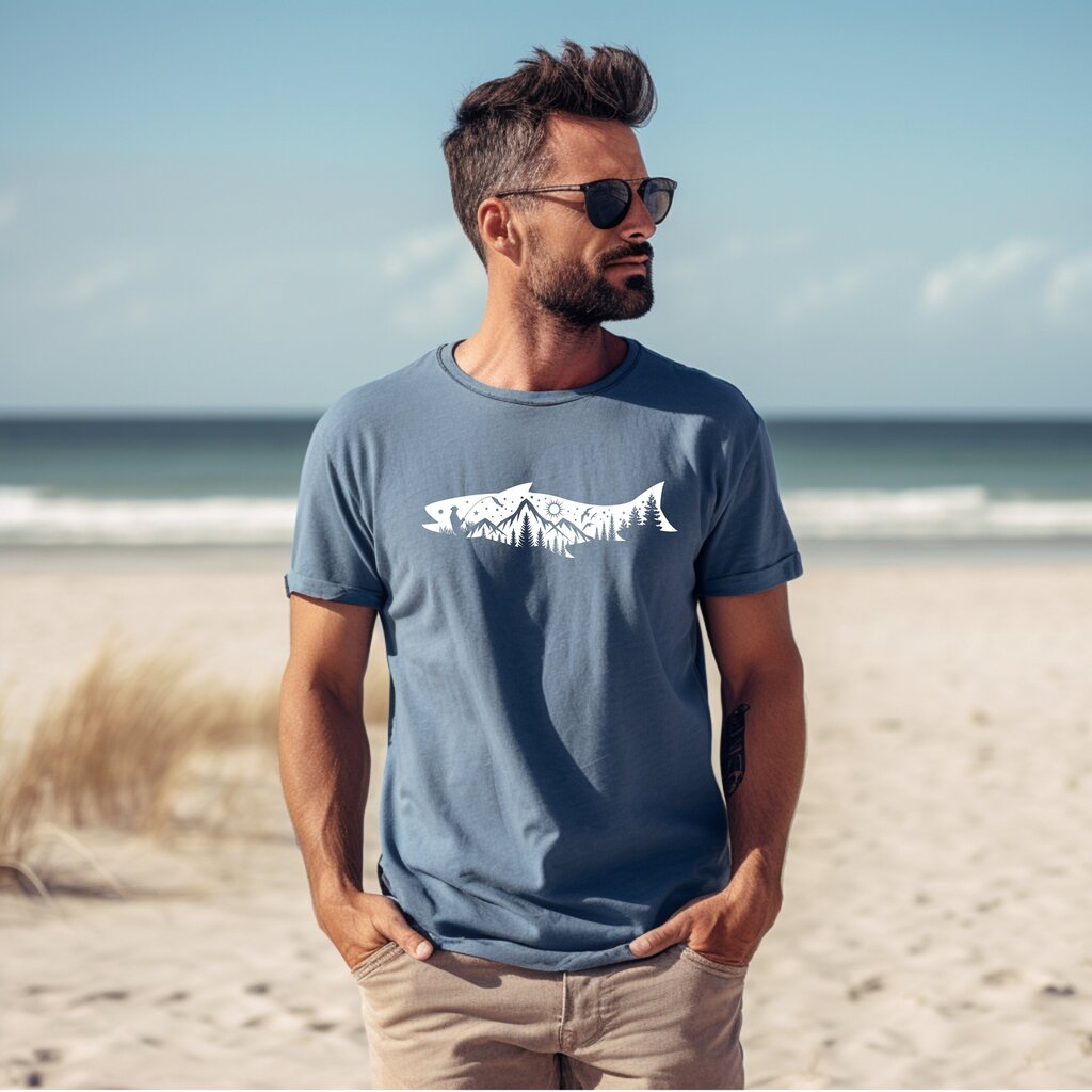 Fishing Tshirt M