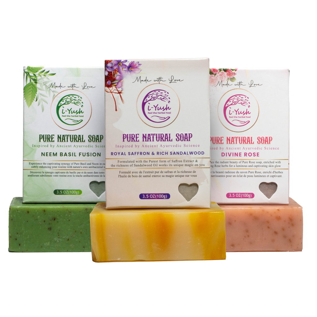 NATURAL SOAP- VALUE BUNDLE PACK OF 3