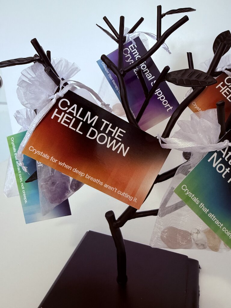 SASSY CRYSTAL PACKS-CALM THE HELL DOWN