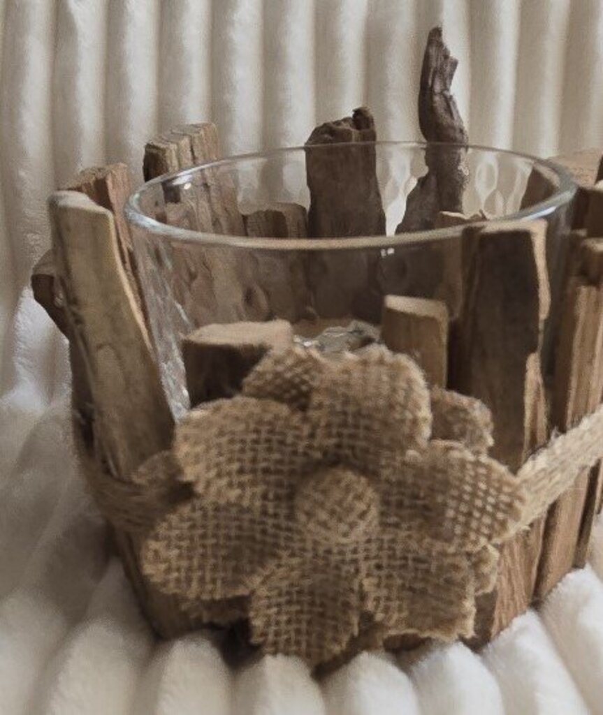 Driftwood Candle Holder