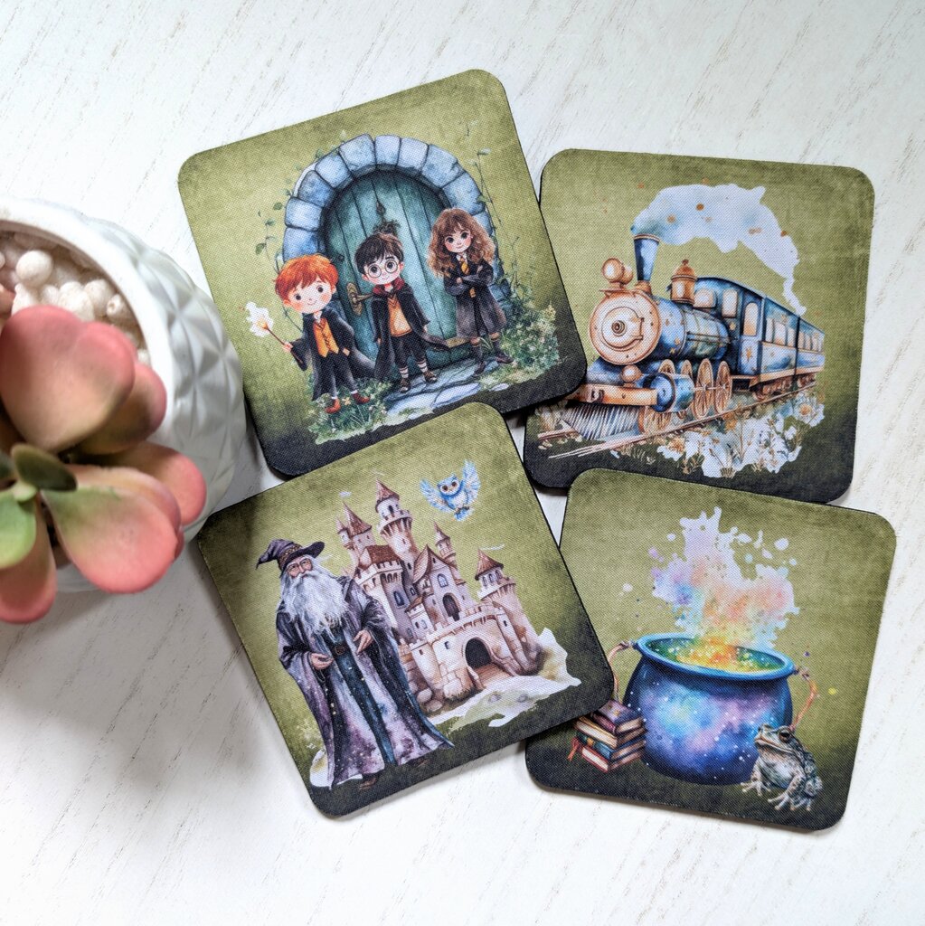 Hogwarts Coaster Set