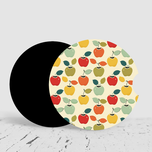 Apples Car Coasters
