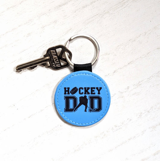 Hockey Dad Keychain