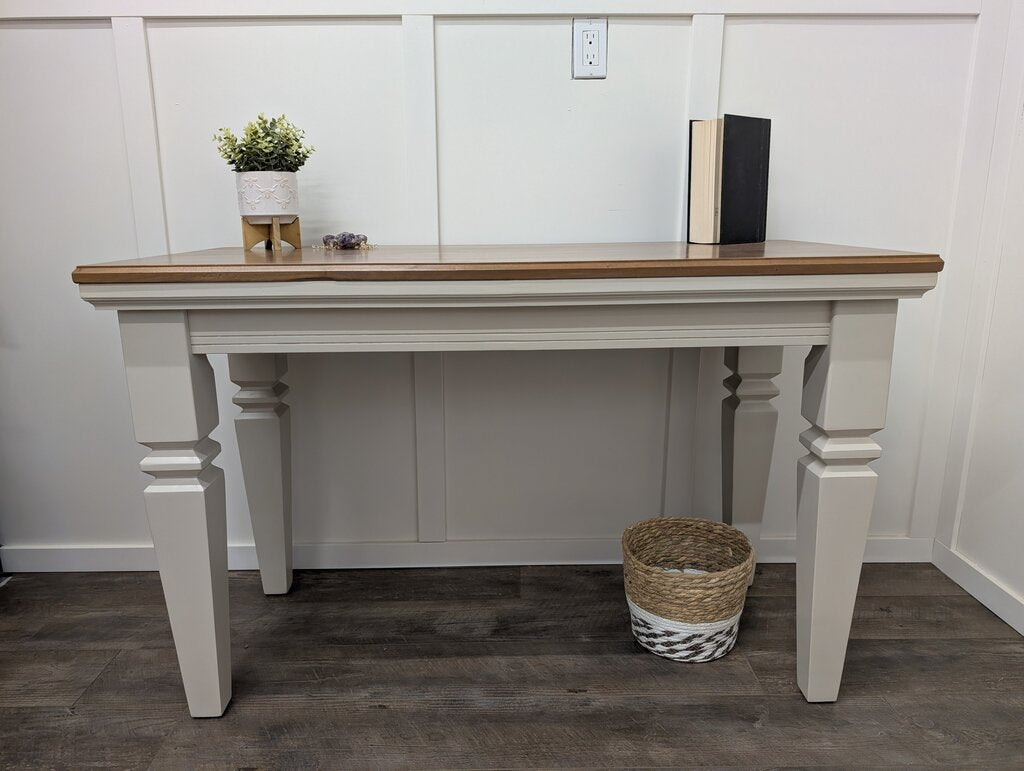 Solid Hardwood Desk H: 30 1/4", W: 48", D: 23"