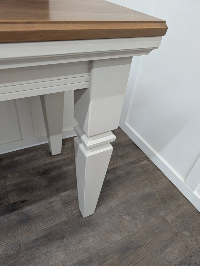Solid Hardwood Desk H: 30 1/4", W: 48", D: 23"