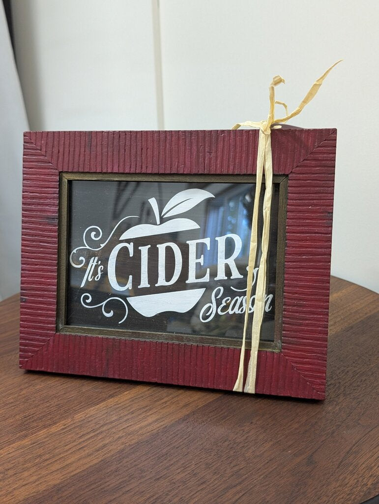 "It's Cider Season" Framed Art
