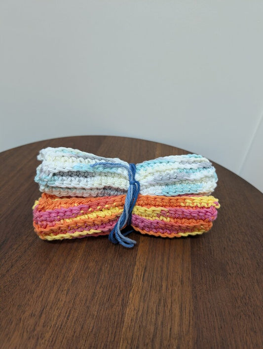 Heavy Duty Wash Cloths 7" square Set of 3