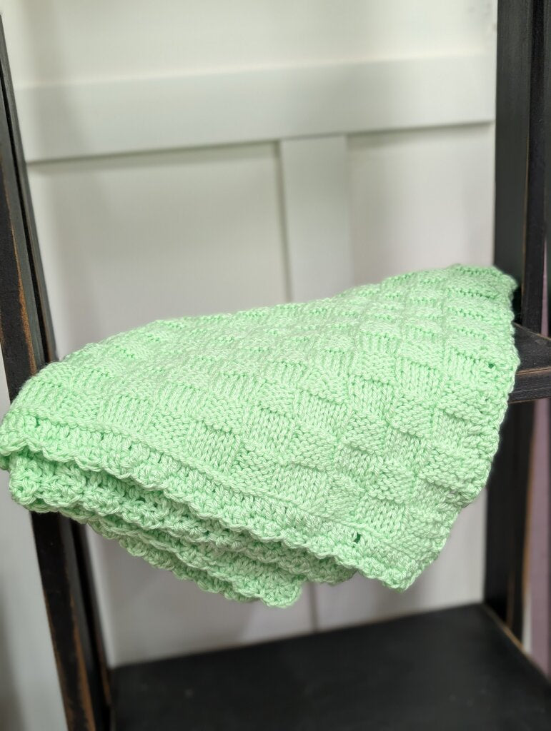Mint Green Baby/Doll Blanket 20"x29"