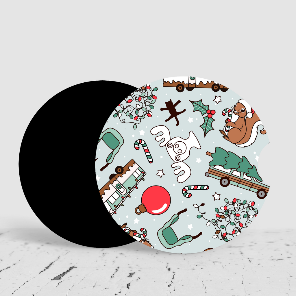 Christmas Vacation Car Coasters