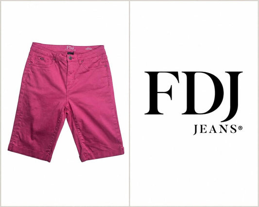 FDJ French Dressing Jeans Olivia Bermuda Shorts ~ Size 8 ~ Canadian Brand