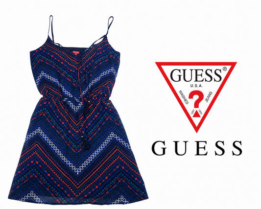 GUESS Boho Chevron Print Dress ~ XS